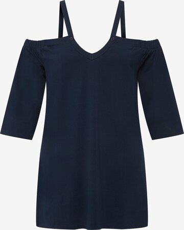 Ulla Popken Shirt in Blauw: voorkant