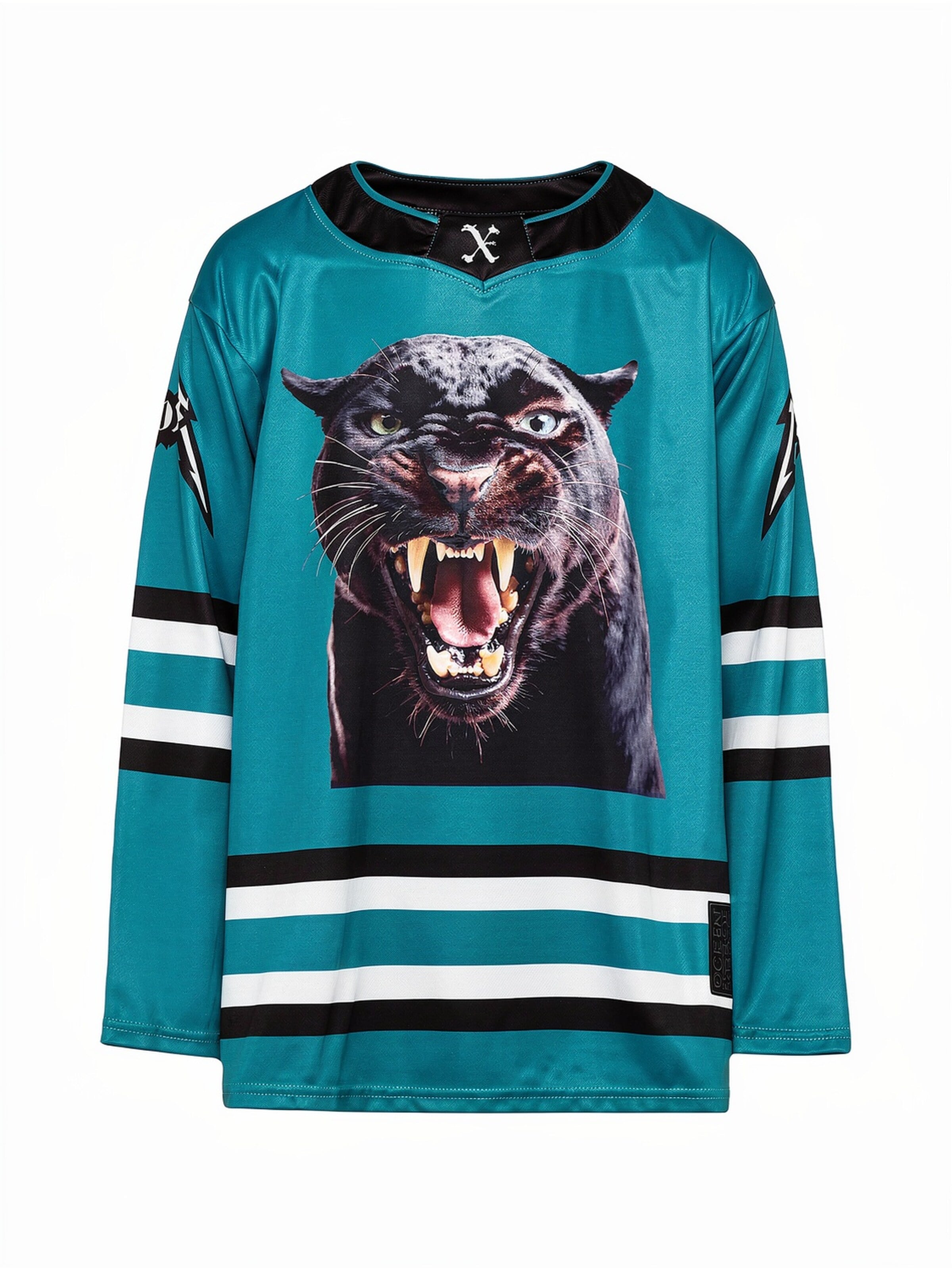 Sweat-shirt 'Pantera' Yoxeone en bleu : devant