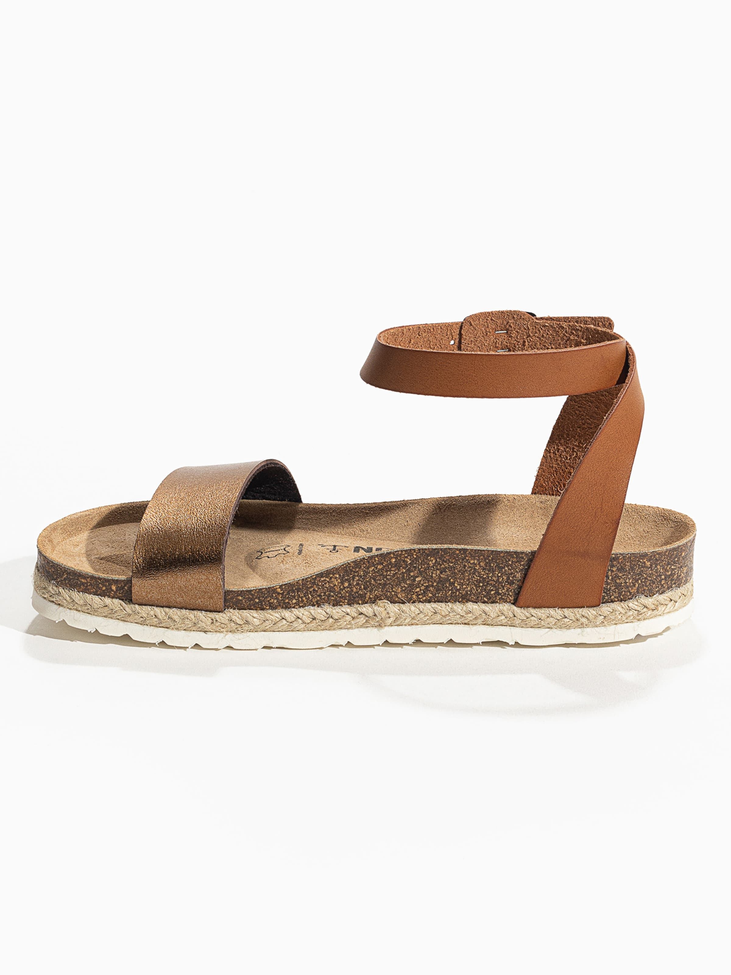 Sandalo con cinturino 'Jovial' di Bayton in bronzo