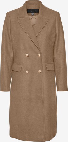 VERO MODA Between-Seasons Coat 'FELINE' in Brown: front