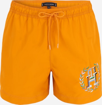 Tommy Hilfiger Underwear - Calções de banho em laranja: frente