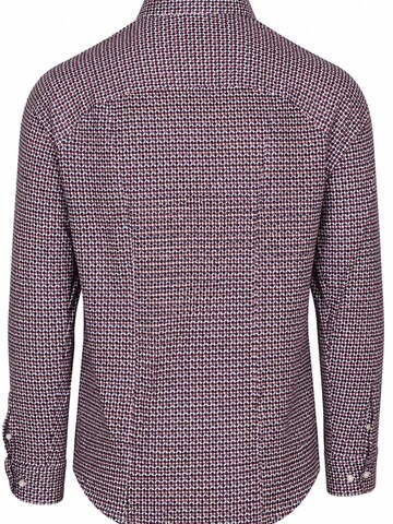 DESOTO Slim fit Button Up Shirt in Red