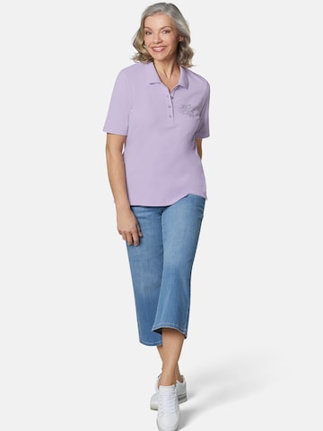 Goldner Shirt in Lila