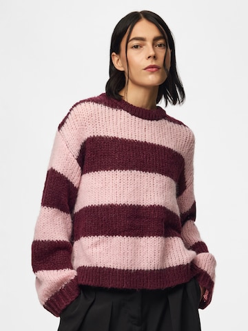 PIECES Pullover 'PCDORTHEA' in Rot: Vorderseite