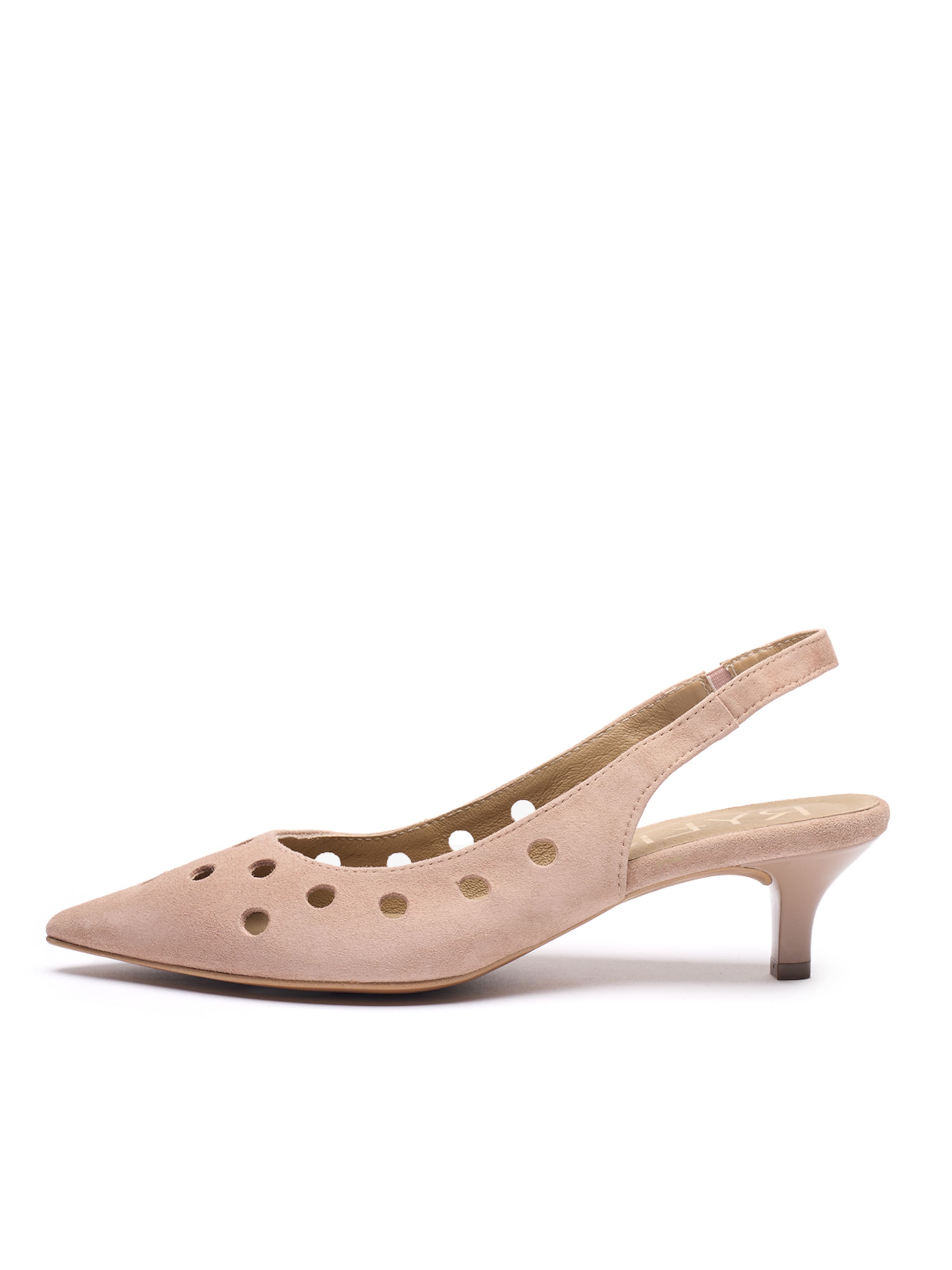 RYŁKO Čevlji s peto | roza barva: sprednja stran