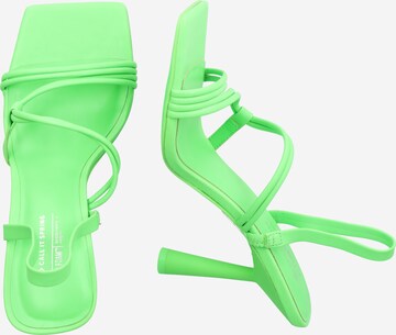 CALL IT SPRING Páskové sandály – zelená