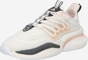 Chaussure de course 'Alphaboost V1' ADIDAS SPORTSWEAR en blanc : devant