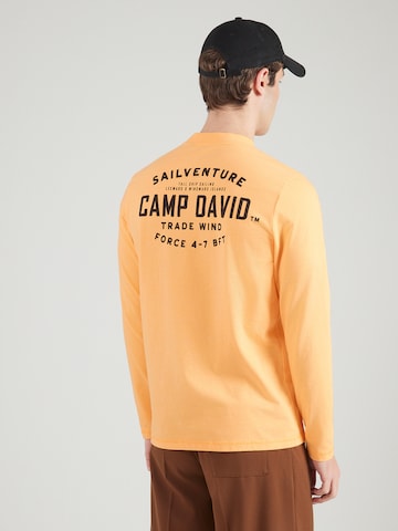CAMP DAVID Shirt in Orange: front