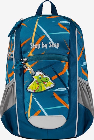 Zaino 'Kiga' di STEP BY STEP in blu: frontale
