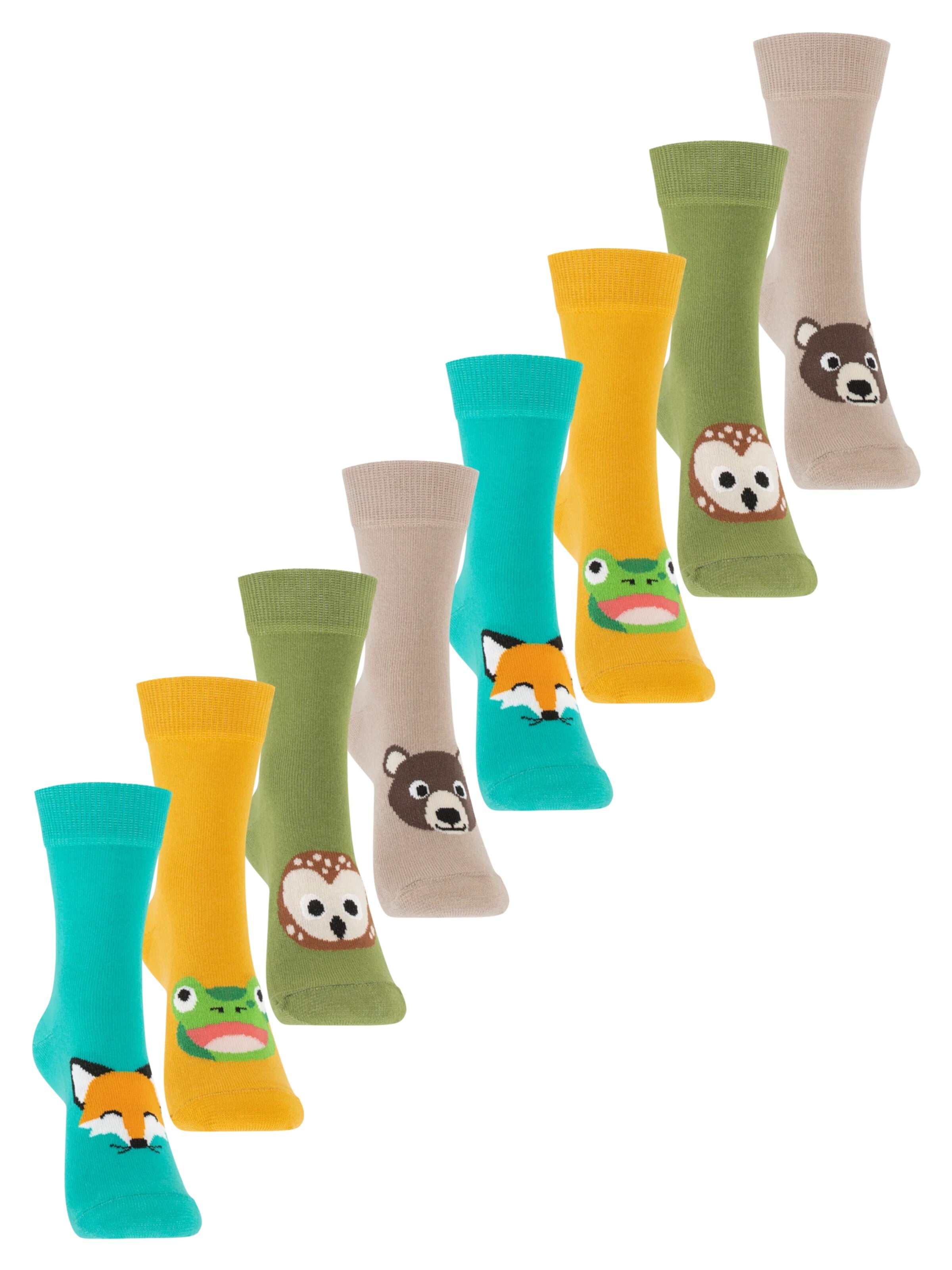 footstar Socks 'Funny Socks' in Blue: front