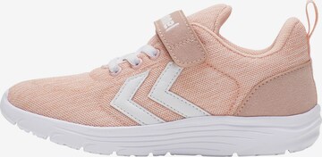 Baskets Hummel en rose : devant