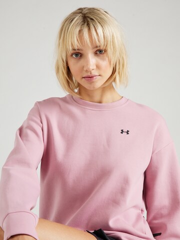 UNDER ARMOUR Sportsweatshirt 'Unstoppable' in Pink