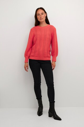 Kaffe Pullover 'Kate ' i rød