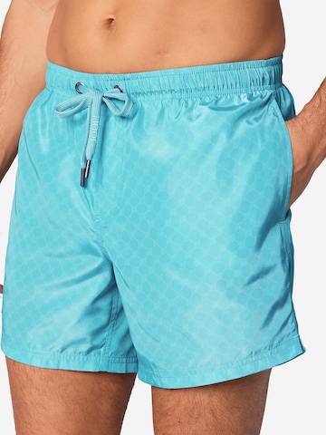 JOOP! Badeshorts 'Mediterran' in Blau