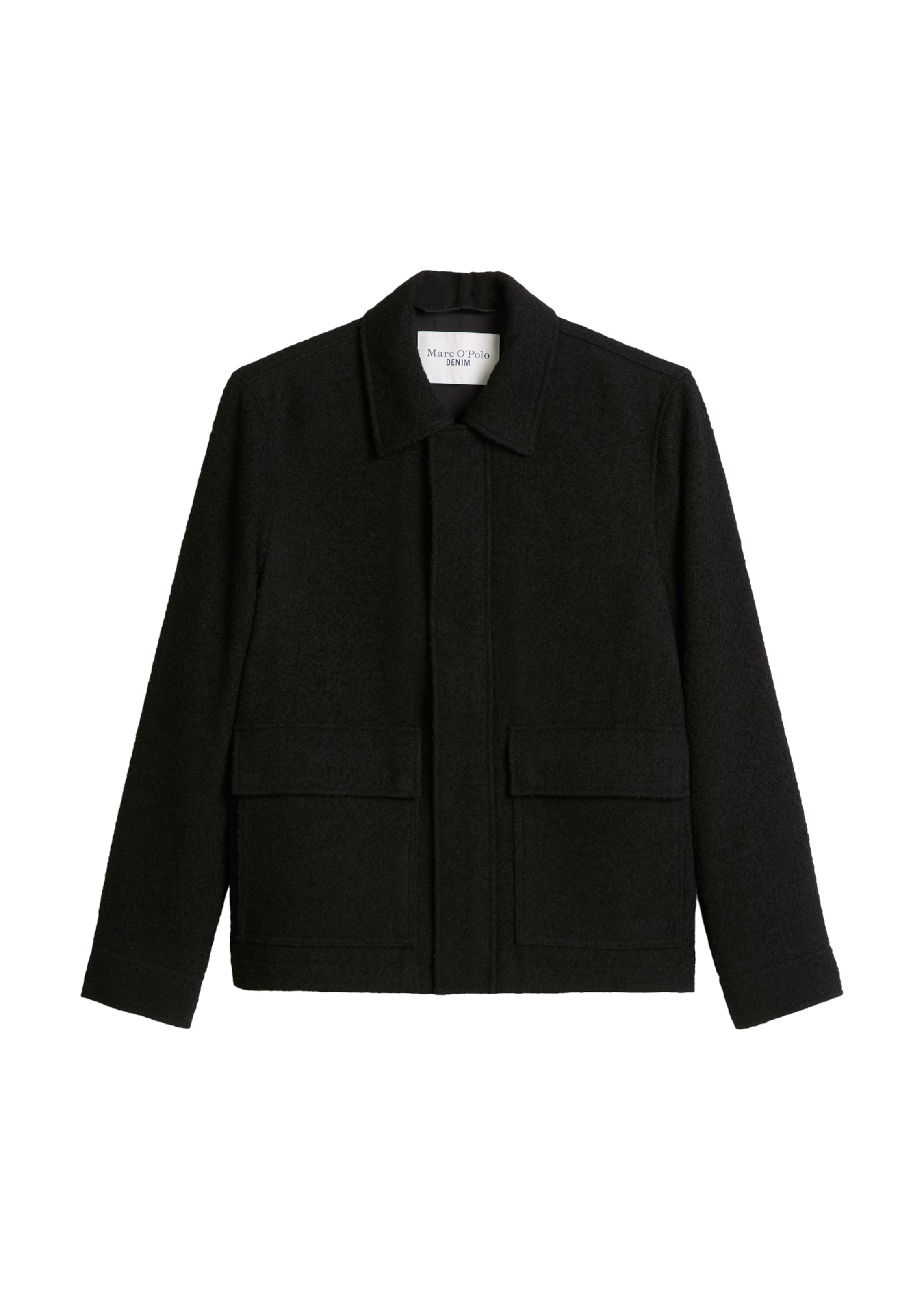 Marc O'Polo DENIM Jacke in Schwarz: Vorderseite
