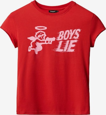 Desigual Paita 'Boys Lie' värissä punainen: etupuoli