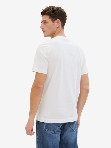 T-Shirt TOM TAILOR en blanc