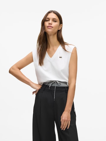 Karl Lagerfeld Póló 'Ikon' - fehér: elől