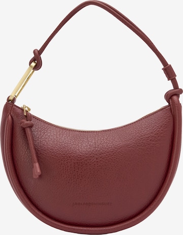 Adolfo Dominguez Schultertasche 'Luna' in Rot: Vorderseite