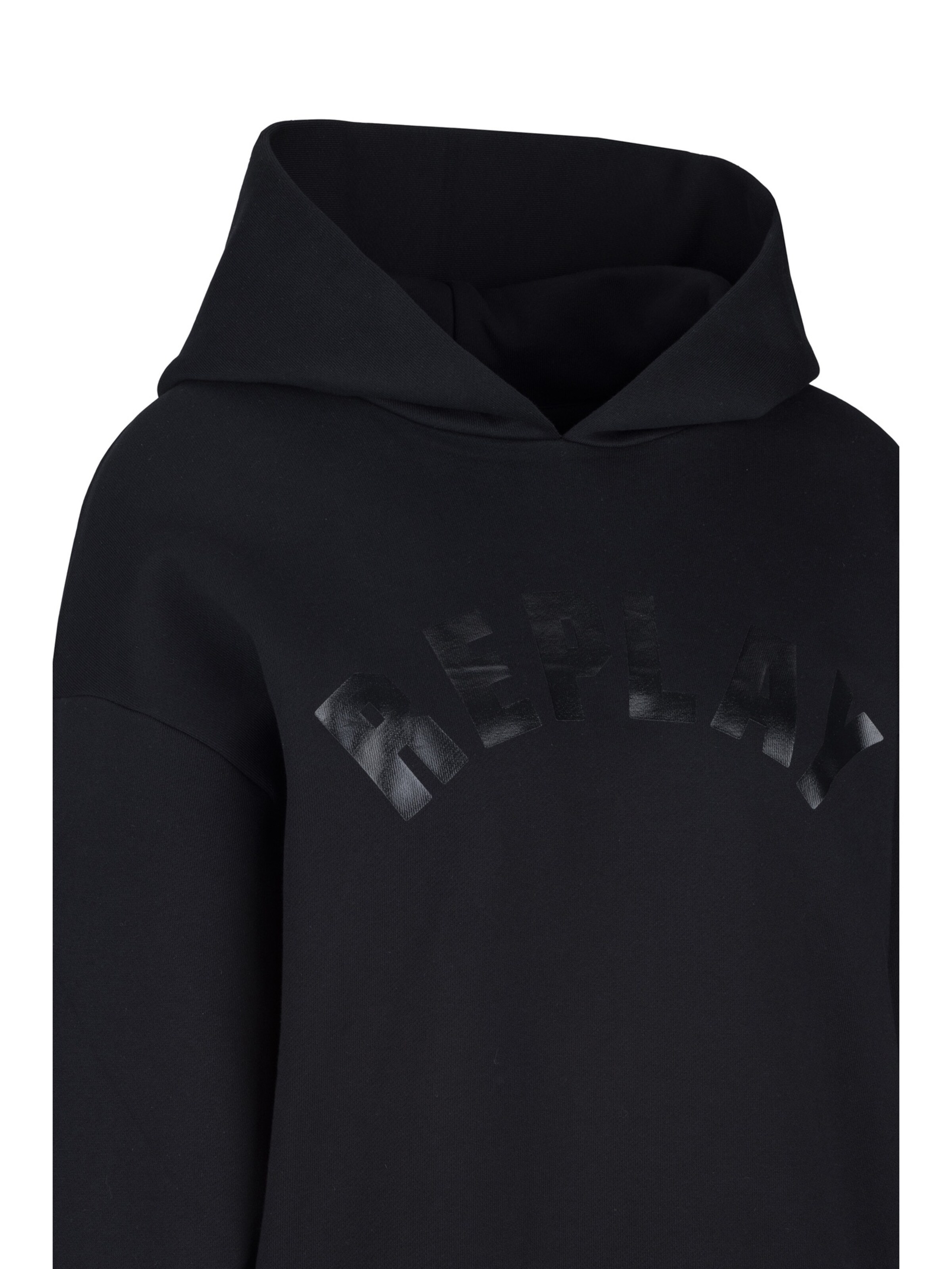 REPLAY Sweatshirt in Schwarz