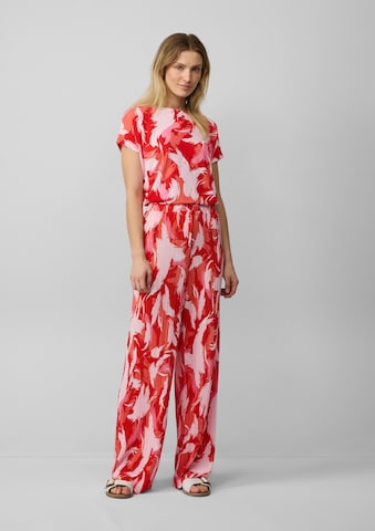 Wide Leg Pantalon s.Oliver en rouge : devant