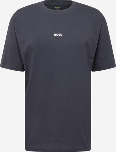 BOSS Green Shirt 'Teeos' in de kleur Duifblauw / Wit, Productweergave