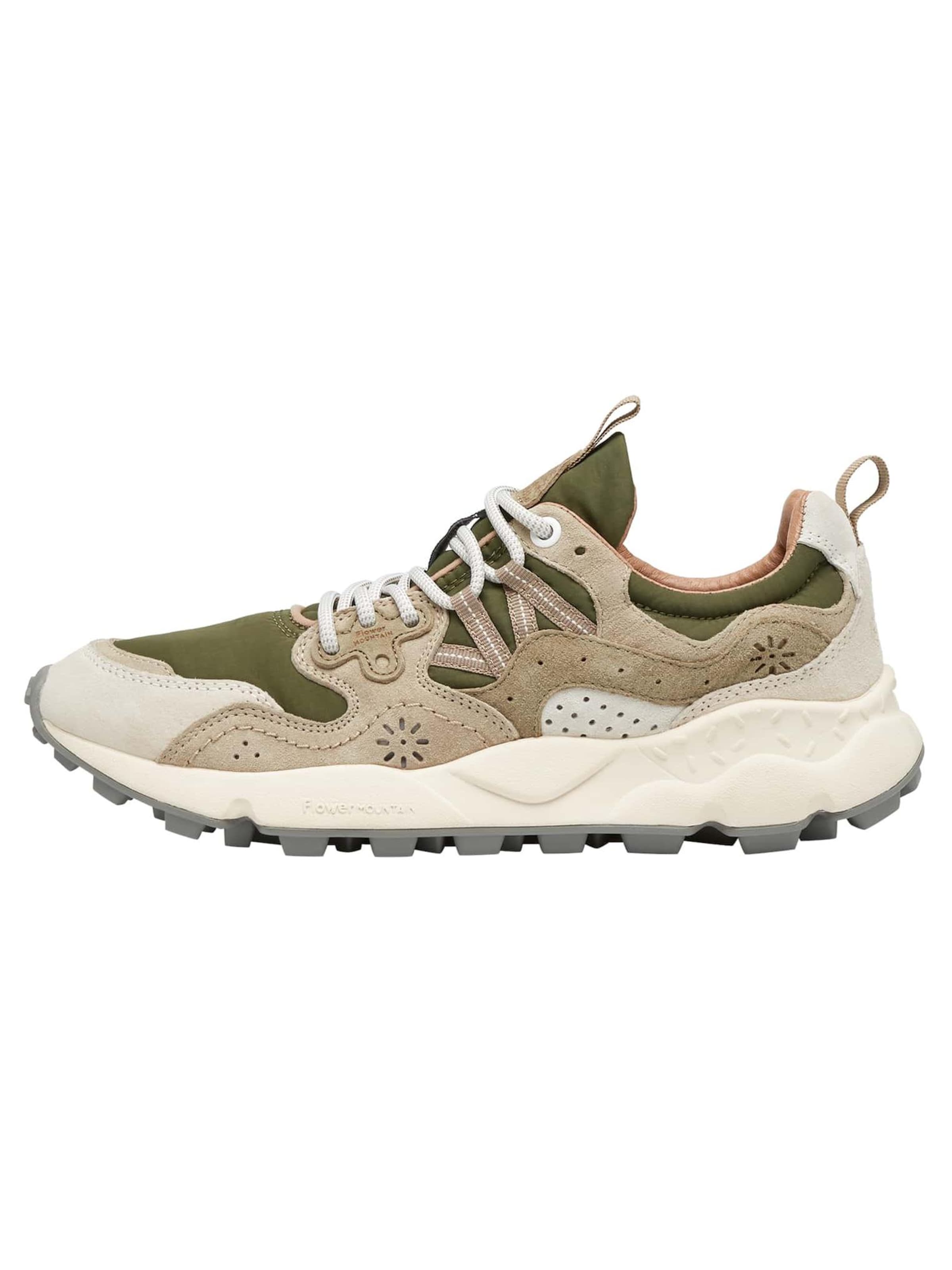 Flower Mountain Platform trainers 'YAMANO 3 UNI' in Beige: front