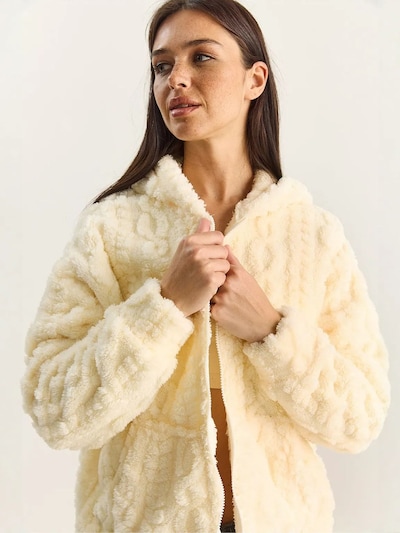 Bianco Lucci Strickjacke in wollweiß, Produktansicht