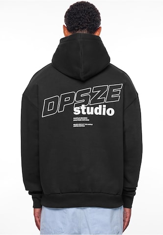 Sweat-shirt 'Hustle' Dropsize en noir : devant