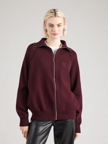 19V69 ITALIA Strickjacke 'Almira' in Rot: Vorderseite