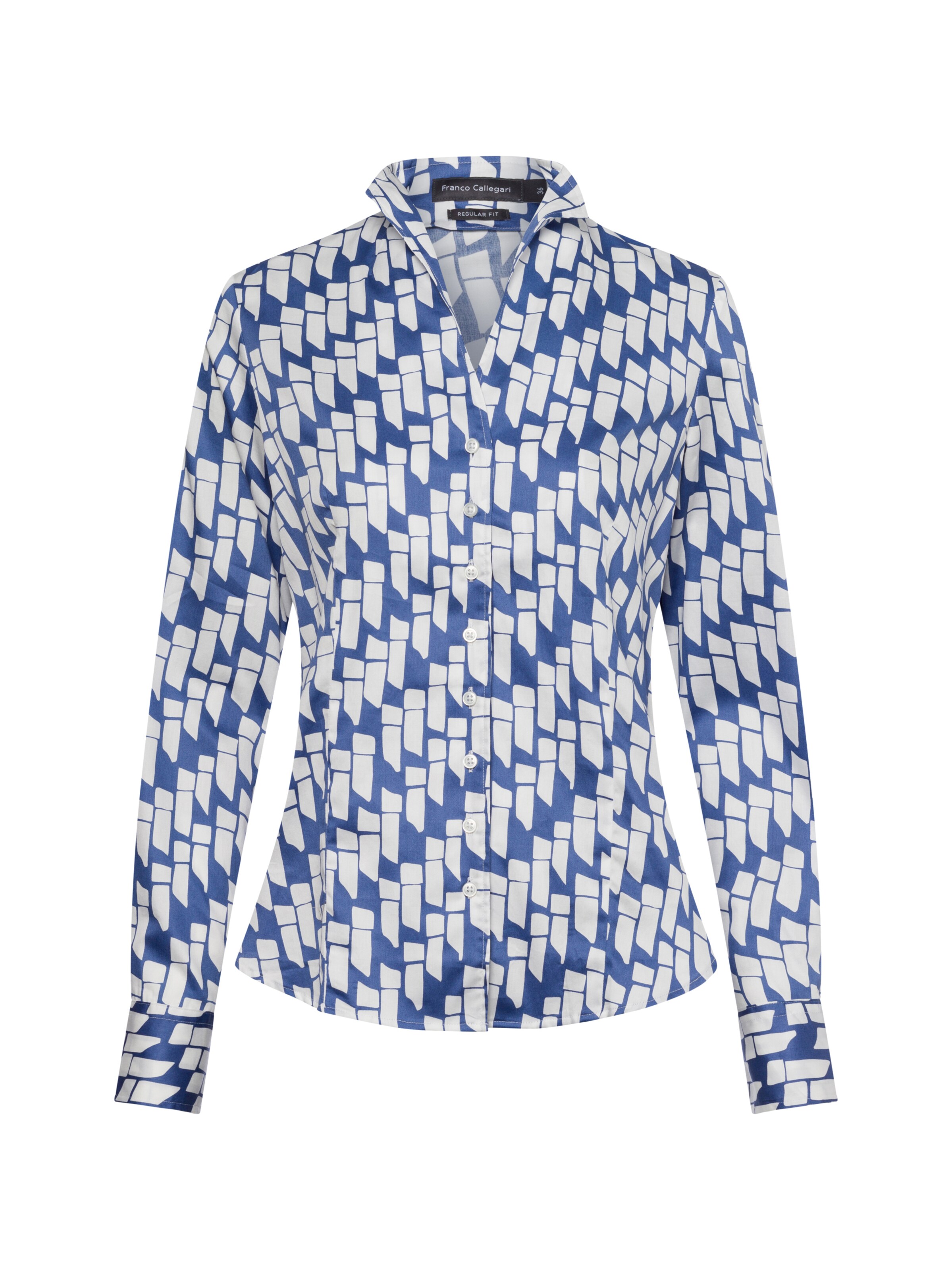 Franco Callegari Bluse ' ' in Blau: Vorderseite