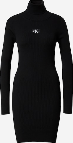 Calvin Klein Jeans Kleid in Schwarz: predná strana