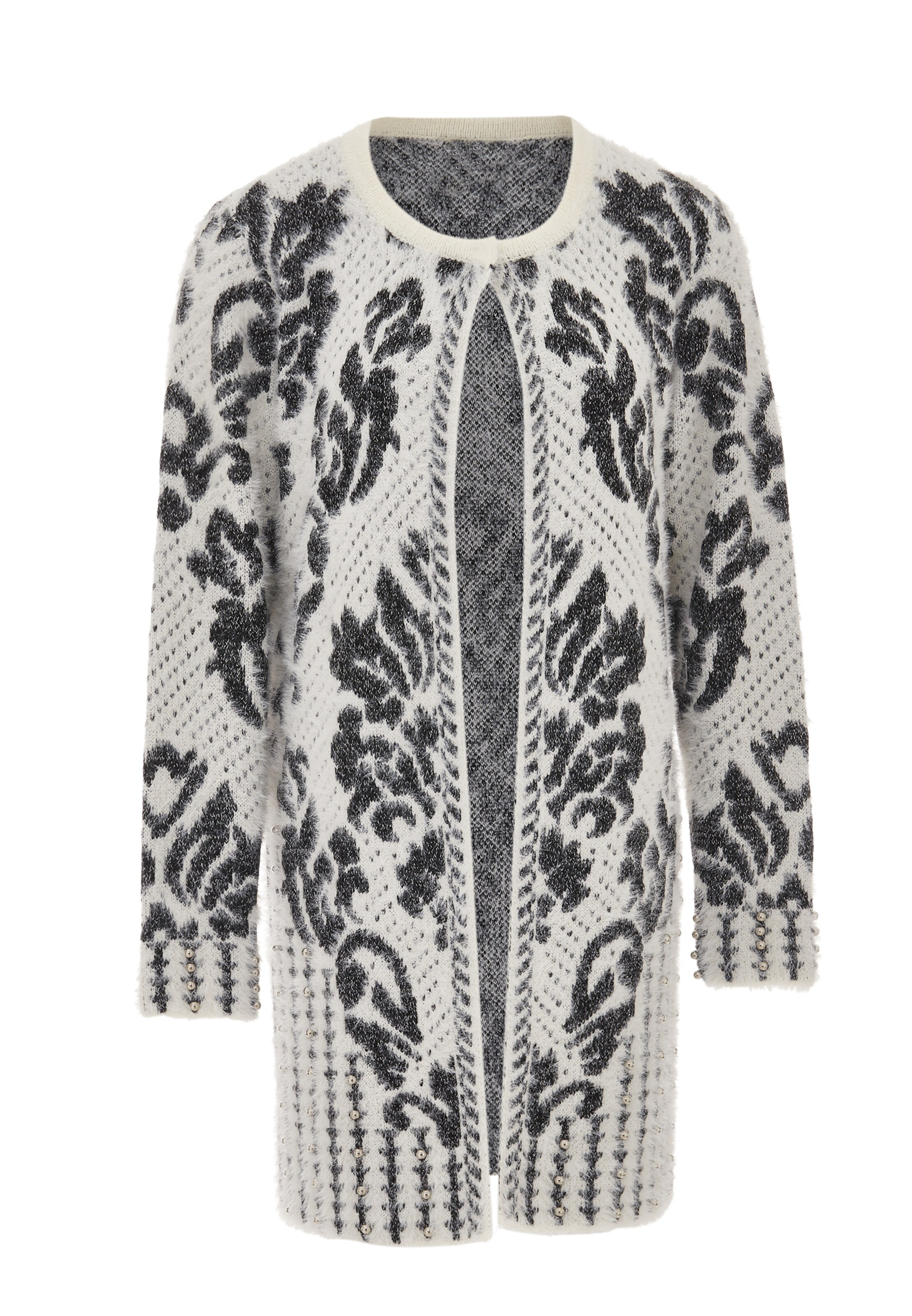 faina Вязаная кофта в Белый: спереди