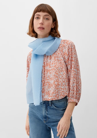 s.Oliver Scarf in Blue: front