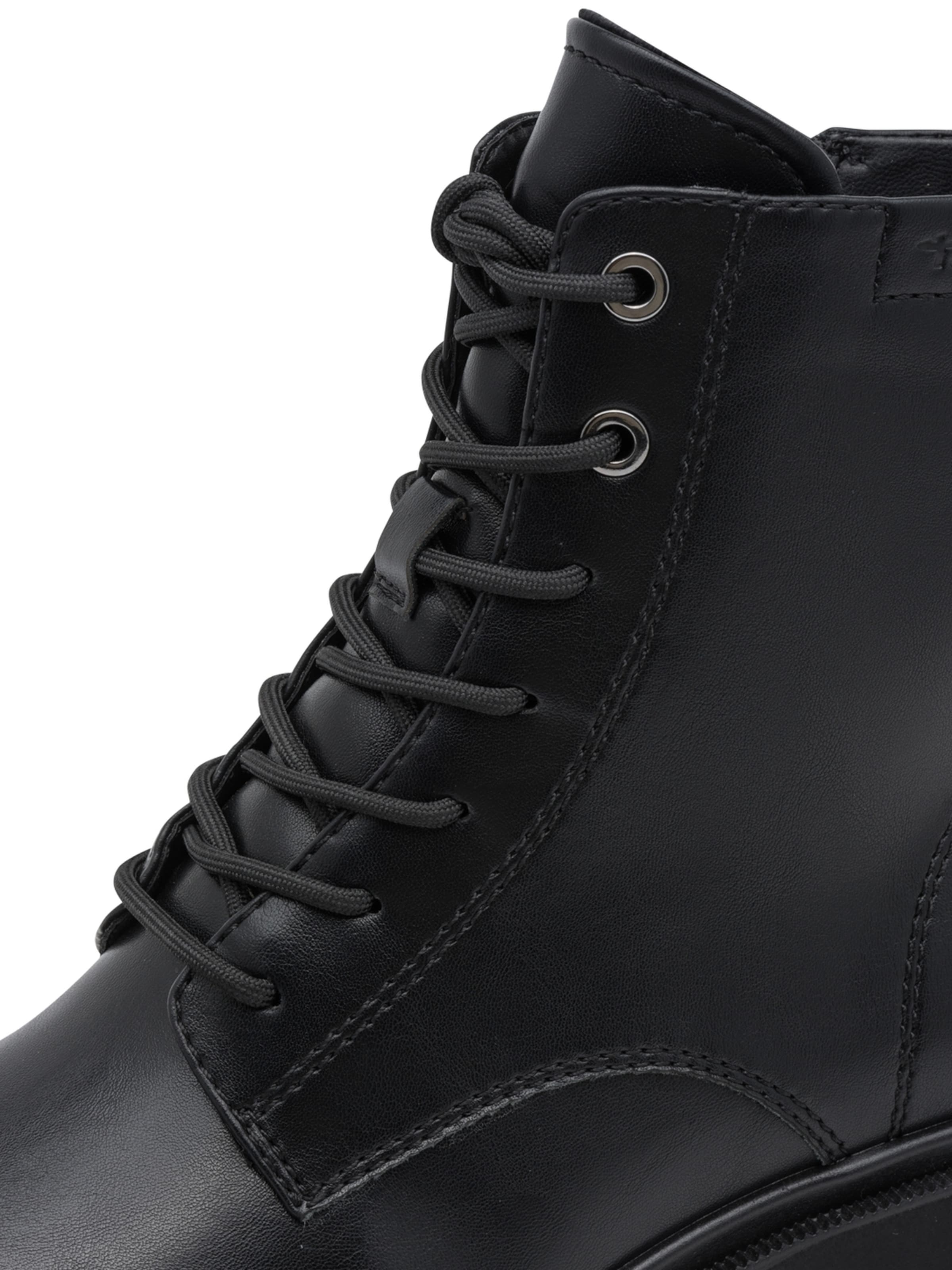 Stivaletto stringato di Tamaris in nero