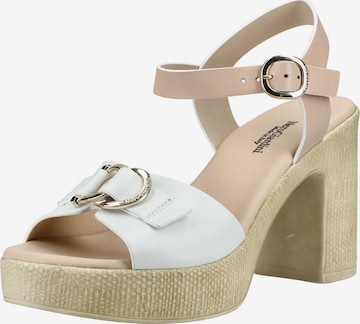 Sandales Nero Giardini en blanc : devant