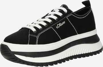 Baskets basses s.Oliver en noir : devant