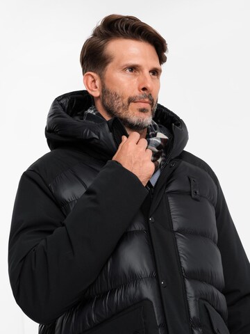Ombre Winter Jacket in Black