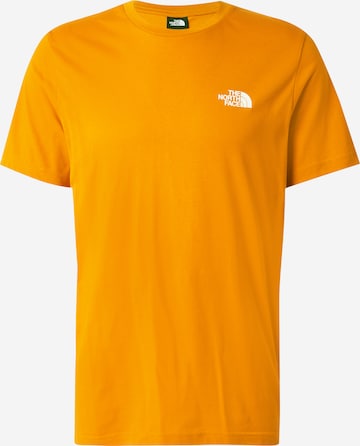 Maglietta 'SIMPLE DOME' di THE NORTH FACE in arancione: frontale