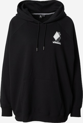 Volcom Sweatshirt 'Truly' in Black: front