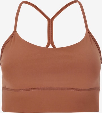 ENDURANCE Sports Bra 'Raleigh' in Brown: front