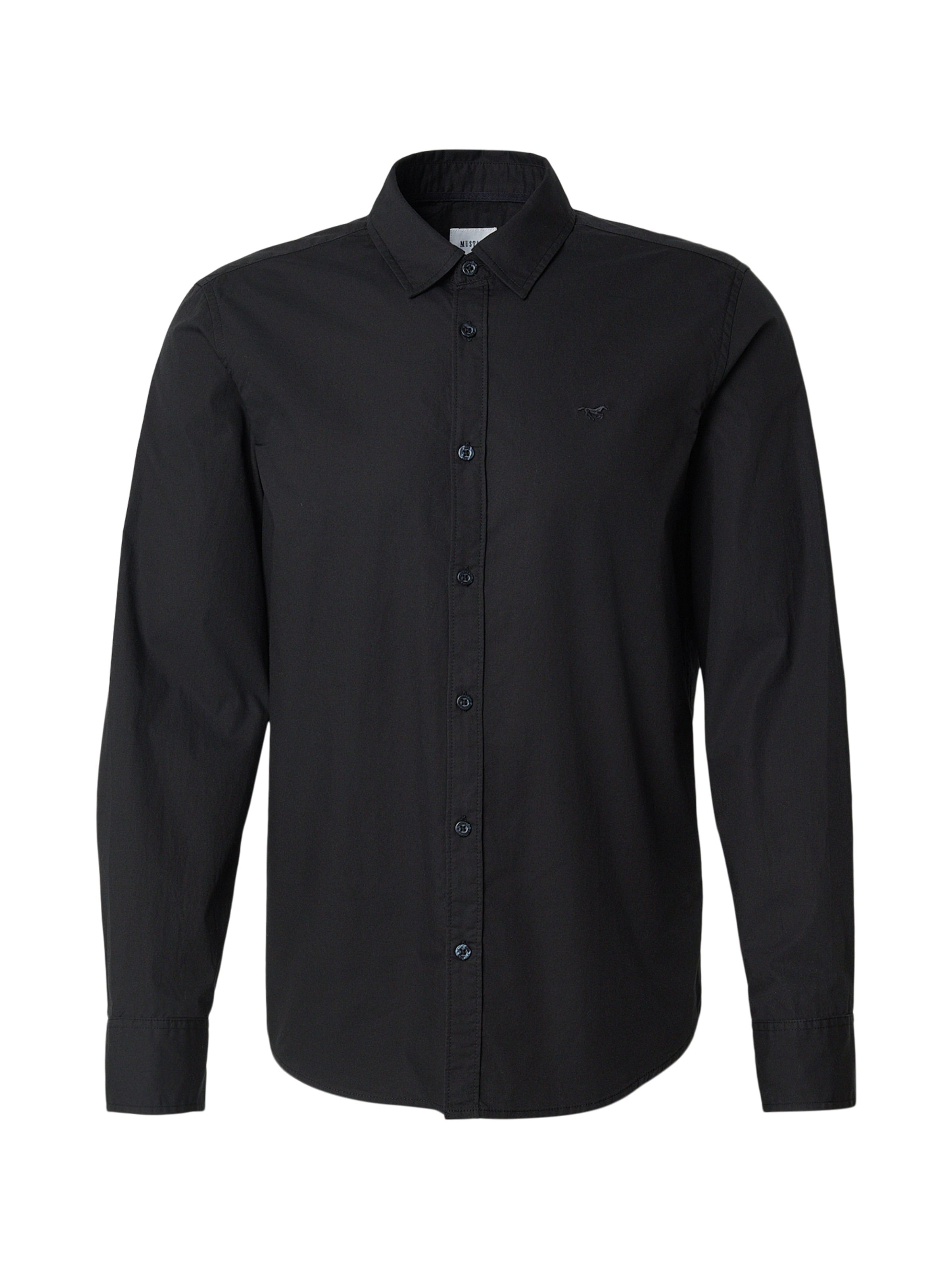MUSTANG Деловая рубашка 'Canton' в Черный, Обзор товара