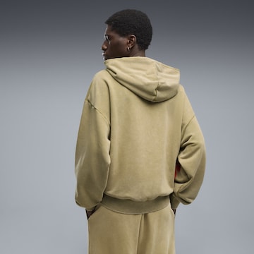 PUMA Sports sweat jacket in Brown