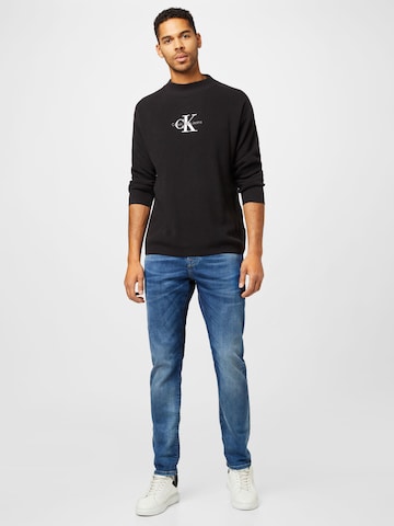 Calvin Klein Jeans Pullover in Schwarz