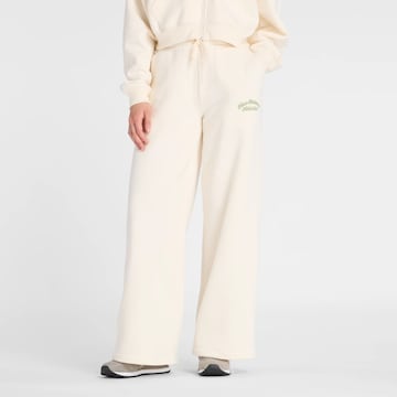 Regular Pantalon new balance en blanc : devant