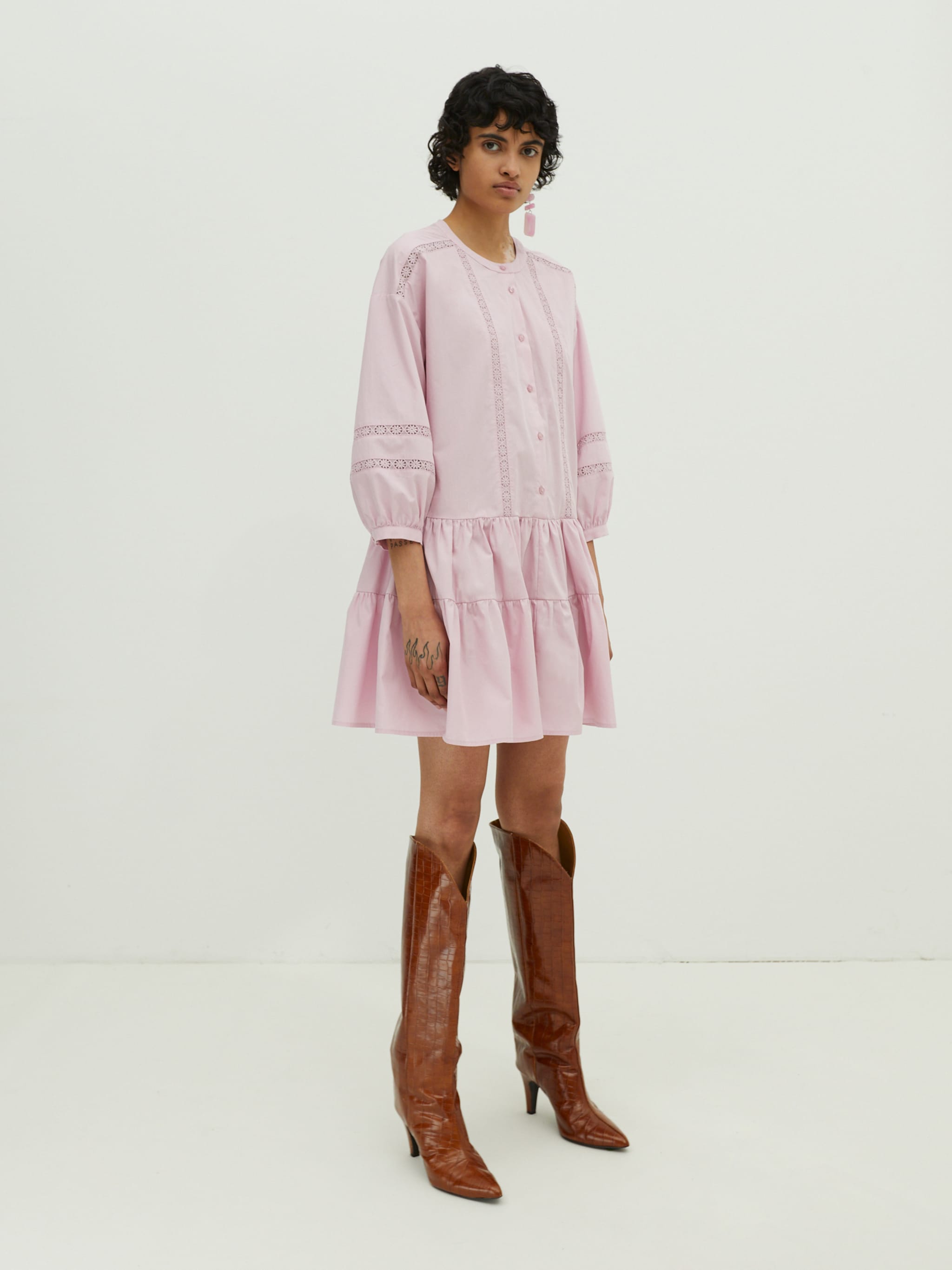 EDITED Produits Robe-chemise 'Despina' lilas
