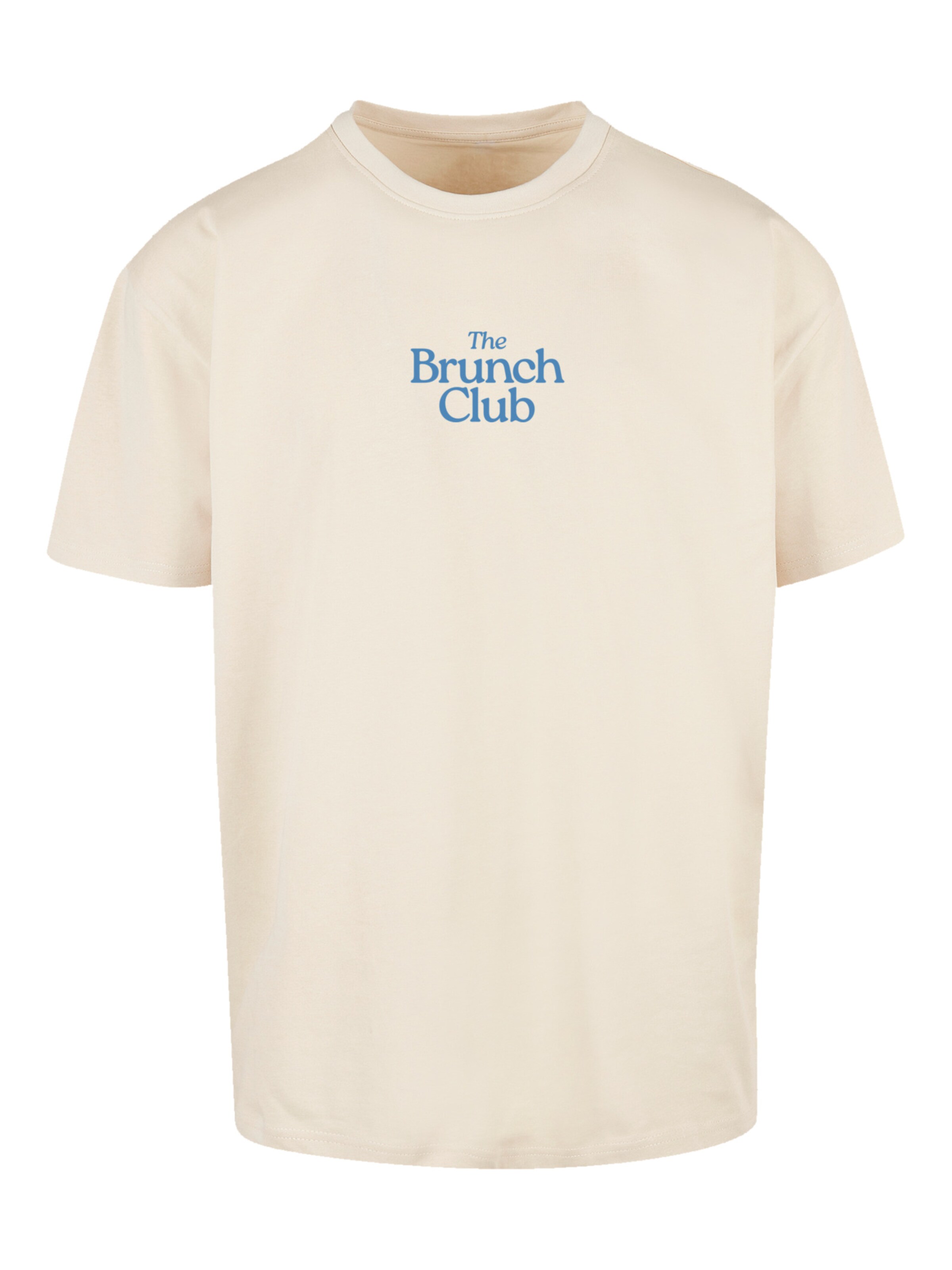 F4NT4STIC Shirt 'The Brunch Club' in Beige: voorkant
