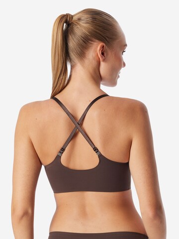 SCHIESSER Bralette Bra ' Invisible Soft ' in Brown