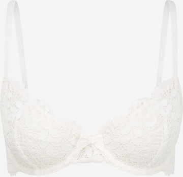 ETAM Bra 'SUCCESS' in White: front