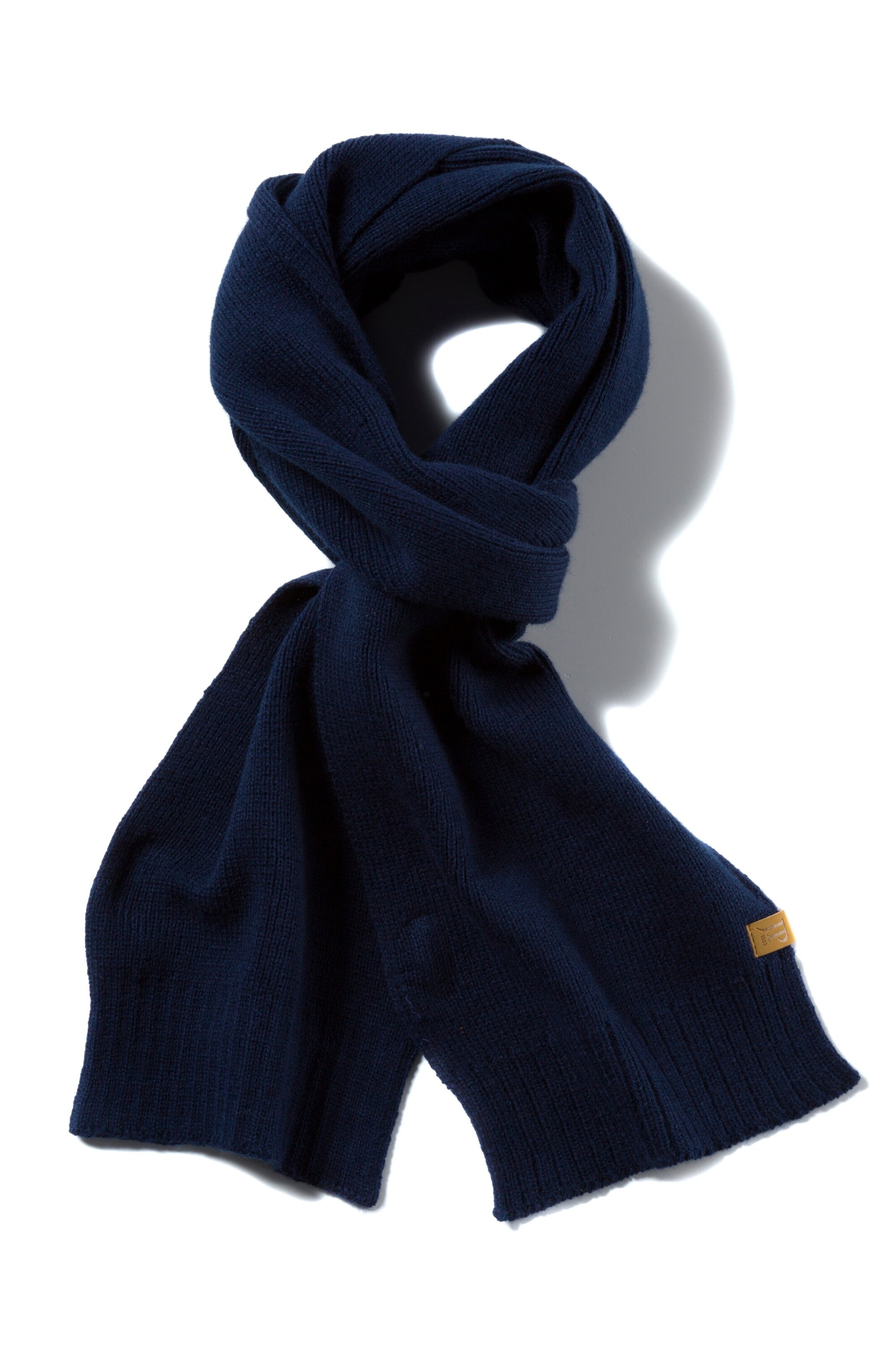 JP1880 Strickschal in Blau: Vorderseite